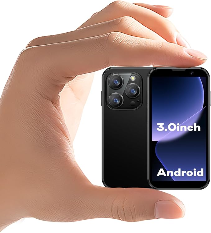 Mini teléfono inteligente oro
