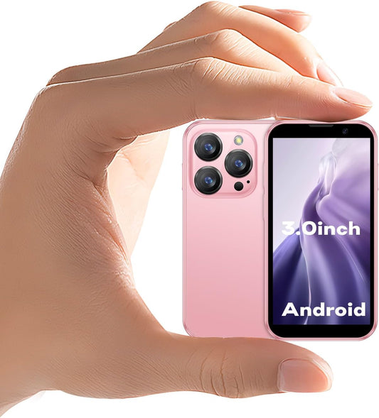 Mini teléfono inteligente rosa