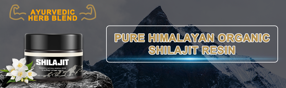 Resina orgánica pura del Himalaya SHILAJIT 100g