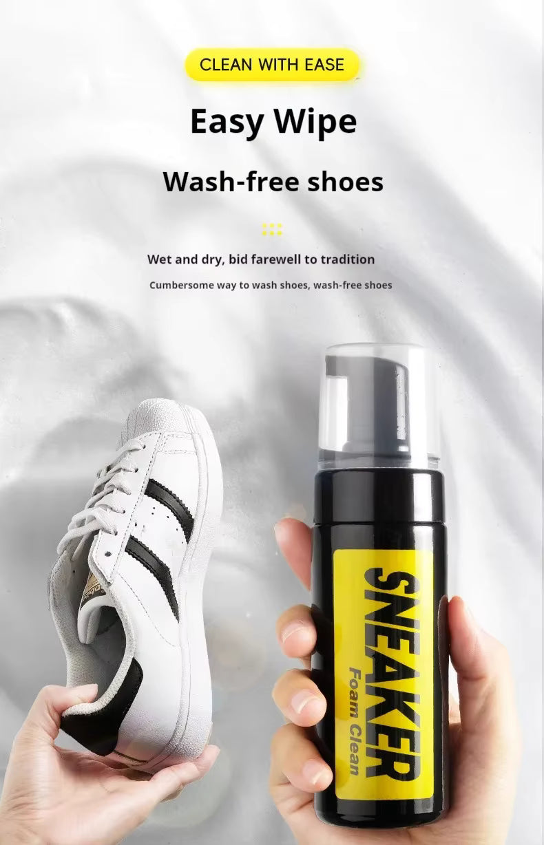 Juego de limpiador de zapatillas de espuma sin agua