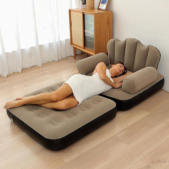 Sofá cama hinchable portátil