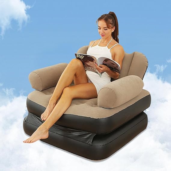 Sofá cama hinchable portátil